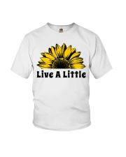 Live A Little Sunflower Youth T-Shirt thumbnail