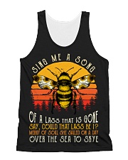 Sing Me A Song Bee Sunflower All-over Unisex Tank thumbnail