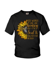 Kind Words Are Like Honey Youth T-Shirt thumbnail
