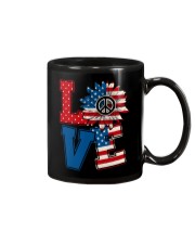 LOVE Sunflower American Flag Mug thumbnail