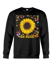 Be Kind Hippie Sunflower Crewneck Sweatshirt thumbnail