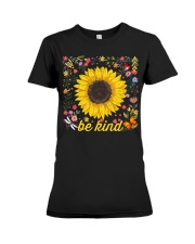 Be Kind Hippie Sunflower Premium Fit Ladies Tee thumbnail