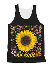 Be Kind Hippie Sunflower All-over Unisex Tank thumbnail