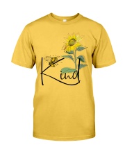 Bee Kind Sunflower Classic T-Shirt front