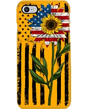American Flag Sunflower No2 Phone Case thumbnail