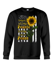Imagine All The People Living Life In Peace Crewneck Sweatshirt thumbnail
