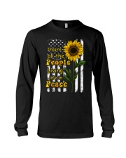 Imagine All The People Living Life In Peace Long Sleeve Tee thumbnail