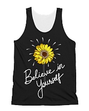 Believe In Yourself Sunflower All-over Unisex Tank thumbnail