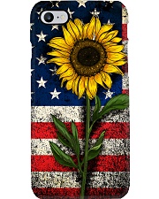 American Flag Sunflower Phone Case i-phone-7-case
