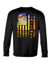 Sunflower American Flag Back No2 Crewneck Sweatshirt thumbnail