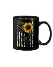 American Flag Sunflower Pattern Mug thumbnail