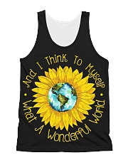 And I Think To Myself What A Wonderful World All-over Unisex Tank thumbnail