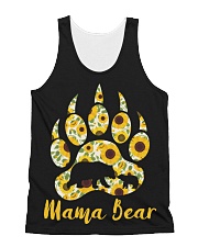 Mama Bear Sunflower All-over Unisex Tank thumbnail