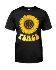 Peace Sunflower Classic T-Shirt front
