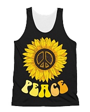 Peace Sunflower All-over Unisex Tank thumbnail
