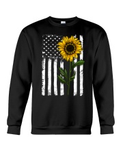 Betsy Ross American Flag Sunflower Crewneck Sweatshirt thumbnail