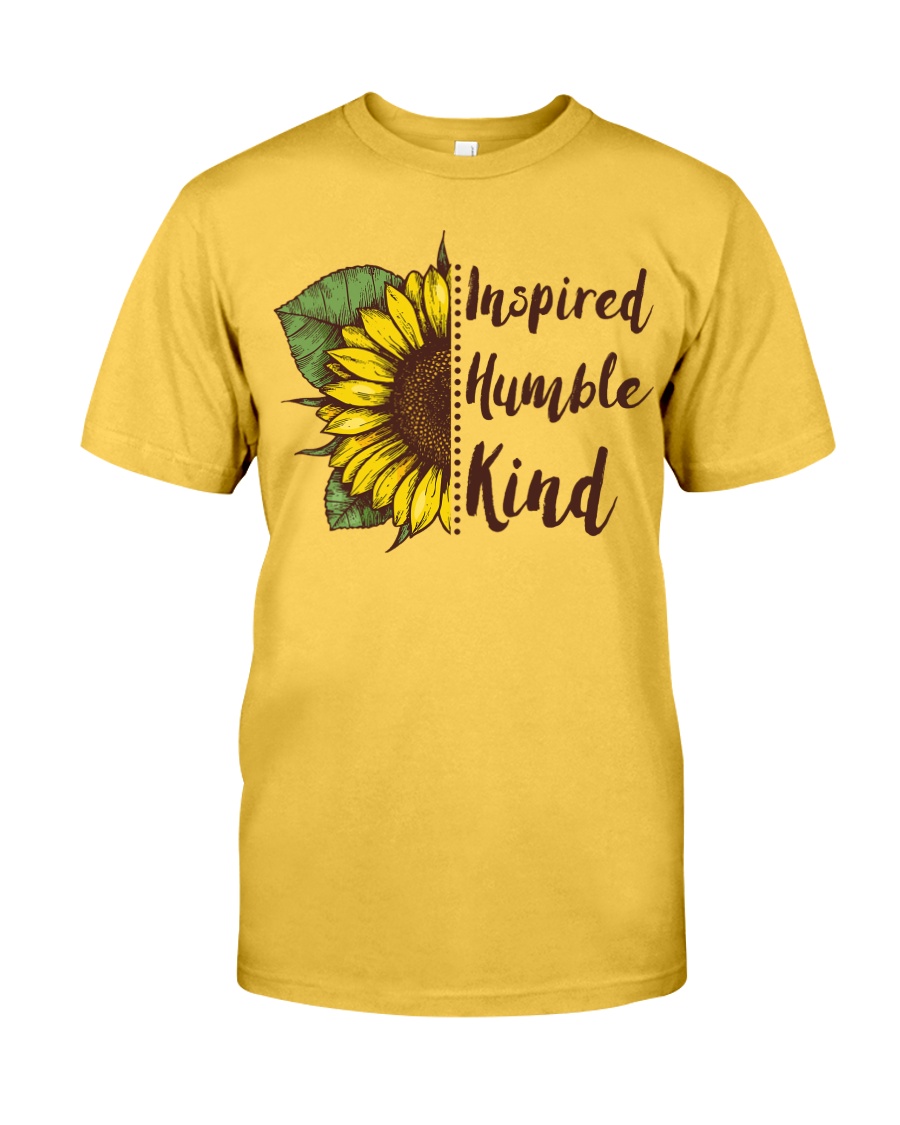 Inspired Humble Kind Sunflower Classic T-Shirt