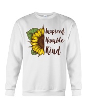 Inspired Humble Kind Sunflower Crewneck Sweatshirt thumbnail