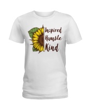 Inspired Humble Kind Sunflower Ladies T-Shirt thumbnail