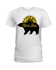 Mama Bear Sunflower Ladies T-Shirt thumbnail