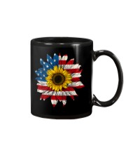 Sunflower American Flag Color Mug thumbnail
