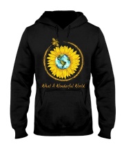 What A Wonderful World Sunflower Hooded Sweatshirt thumbnail