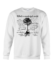 What A Wonderful World Crewneck Sweatshirt thumbnail