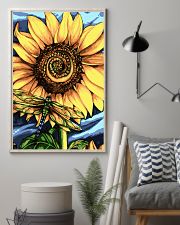 Dragonfly And Sunflower 16x24 Poster lifestyle-poster-1