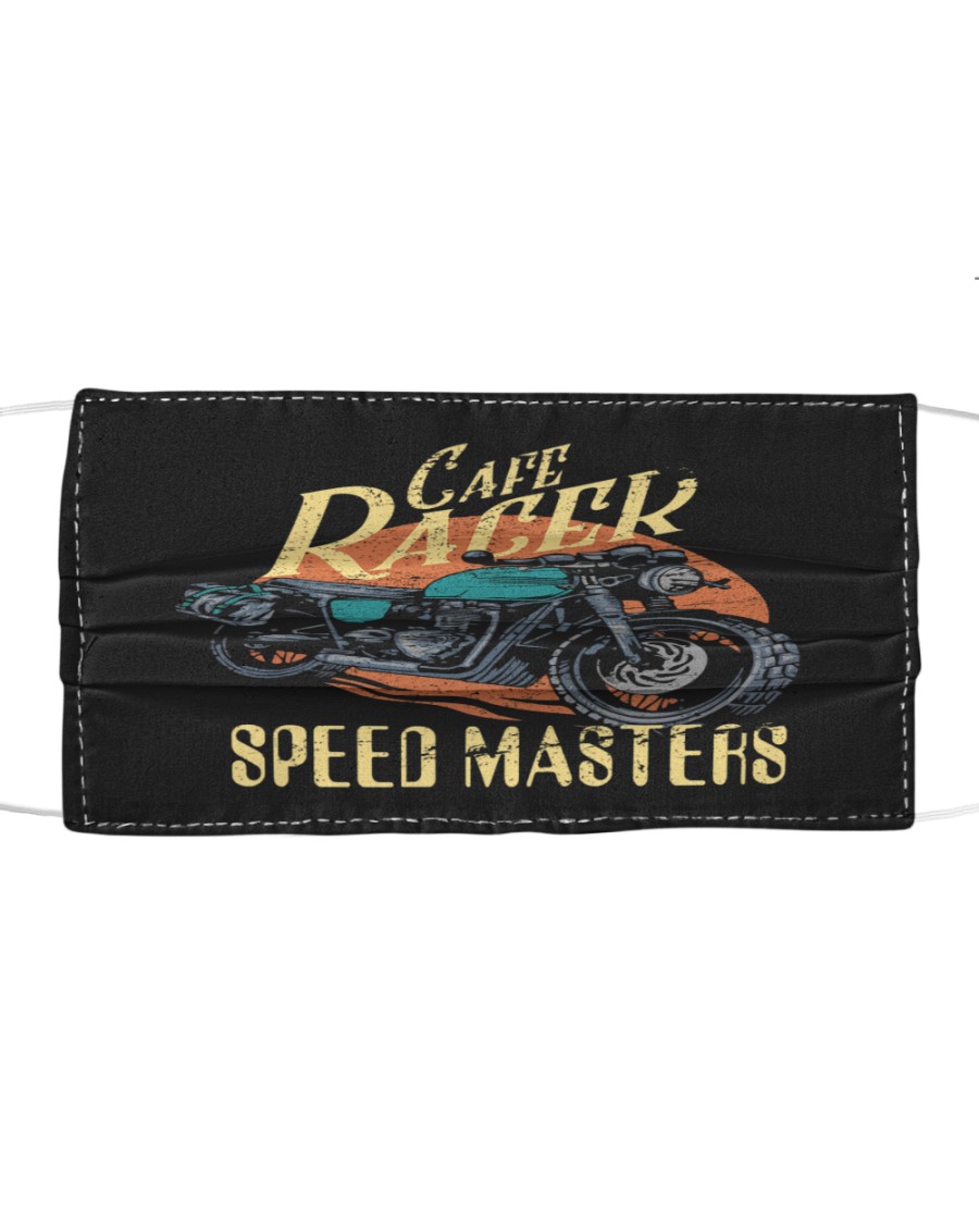 Cafe racer speed masters Cloth face mask
