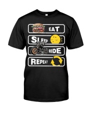 Eat Sleep RIDE Repeat Classic T-Shirt front