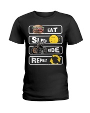 Eat Sleep RIDE Repeat Ladies T-Shirt tile