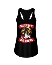 Ride Fast Die Young Ladies Flowy Tank tile
