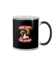 Ride Fast Die Young Color Changing Mug tile