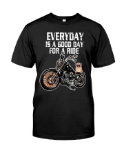 Every day is a good day for a RIDE - PUG Classic T-Shirt front