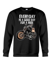 Every day is a good day for a RIDE - PUG Crewneck Sweatshirt tile