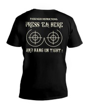 PRESS 'EM HERE V-Neck T-Shirt tile