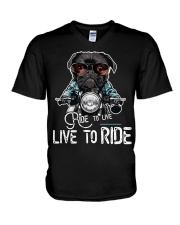 Ride To Live V-Neck T-Shirt tile