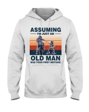 Assuming I'm just an OLD MAN Hooded Sweatshirt tile