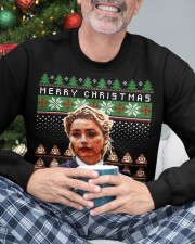 Merry Christmas Crewneck Sweatshirt custom-crewneck-sweatshirt-lifestyle-front-129