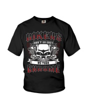 Biker Don't Go Grey Youth T-Shirt tile