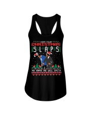 Merry Christmas Ladies Flowy Tank tile