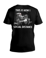 This is how I SOCIAL DISTANCE V-Neck T-Shirt tile