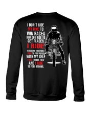 I ride to feel Strong Crewneck Sweatshirt tile
