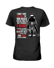 I ride to feel Strong Ladies T-Shirt tile