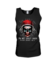 Crazy biker - I like it Unisex Tank tile