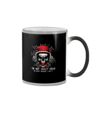 Crazy biker - I like it Color Changing Mug tile