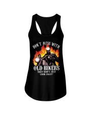 Don't Mess With OLD Bikers Ladies Flowy Tank tile