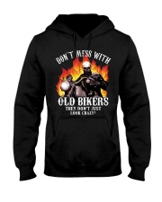 Don't Mess With OLD Bikers Hooded Sweatshirt tile