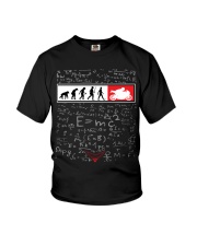 Evolution of biker Youth T-Shirt tile