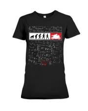 Evolution of biker Premium Fit Ladies Tee tile